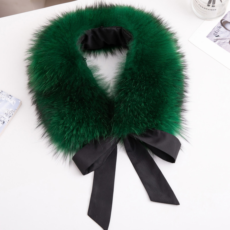 Real Raccoon Fur Collar Winter - đánh giá và giá Gold 6138