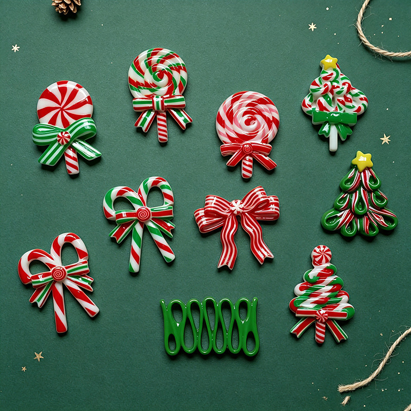 5pcs Christmas Resin Accessori - đánh giá và giá Gold 6138